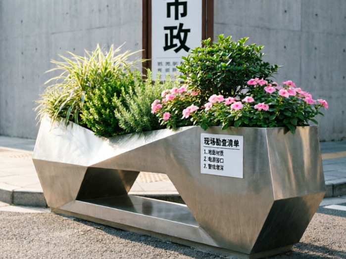 市政异形花箱设计前要确认哪些现场条件？